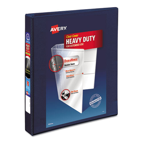 Avery® wholesale. AVERY Heavy-duty View Binder With Durahinge And One Touch Ezd Rings, 3 Rings, 1" Capacity, 11 X 8.5, Navy Blue. HSD Wholesale: Janitorial Supplies, Breakroom Supplies, Office Supplies.