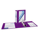 Avery® wholesale. Heavy-duty View Binder With Durahinge And Locking One Touch Ezd Rings, 3 Rings, 4" Capacity, 11 X 8.5, Purple. HSD Wholesale: Janitorial Supplies, Breakroom Supplies, Office Supplies.