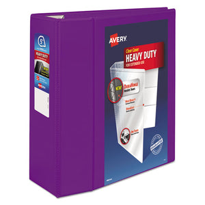 Avery® wholesale. AVERY Heavy-duty View Binder With Durahinge And Locking One Touch Ezd Rings, 3 Rings, 5" Capacity, 11 X 8.5, Purple. HSD Wholesale: Janitorial Supplies, Breakroom Supplies, Office Supplies.