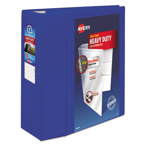 Avery® wholesale. AVERY Heavy-duty View Binder With Durahinge And Locking One Touch Ezd Rings, 3 Rings, 5" Capacity, 11 X 8.5, Pacific Blue. HSD Wholesale: Janitorial Supplies, Breakroom Supplies, Office Supplies.