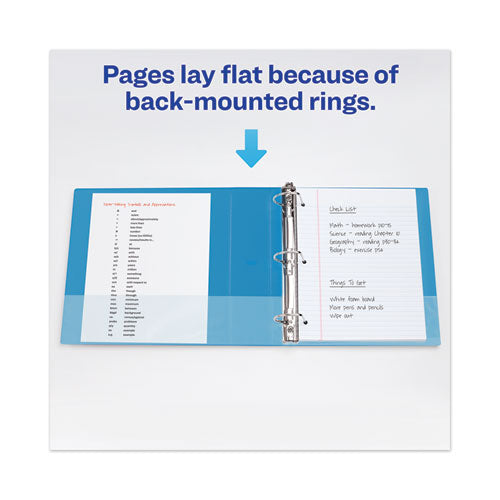 Avery® wholesale. AVERY Heavy-duty View Binder With Durahinge And Locking One Touch Ezd Rings, 3 Rings, 5" Capacity, 11 X 8.5, Pacific Blue. HSD Wholesale: Janitorial Supplies, Breakroom Supplies, Office Supplies.