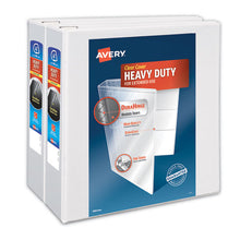 Load image into Gallery viewer, Avery® wholesale. AVERY Heavy-duty Non Stick View Binder With Durahinge And Slant Rings, 3 Rings, 4&quot; Capacity, 11 X 8.5, White, 2-pack. HSD Wholesale: Janitorial Supplies, Breakroom Supplies, Office Supplies.
