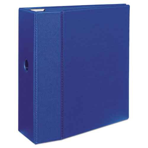 Avery® wholesale. Heavy-duty Non-view Binder With Durahinge, Locking One Touch Ezd Rings And Thumb Notch, 3 Rings, 5" Capacity, 11 X 8.5, Blue. HSD Wholesale: Janitorial Supplies, Breakroom Supplies, Office Supplies.