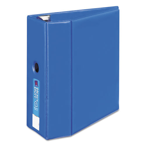 Avery® wholesale. Heavy-duty Non-view Binder With Durahinge, Locking One Touch Ezd Rings And Thumb Notch, 3 Rings, 5" Capacity, 11 X 8.5, Blue. HSD Wholesale: Janitorial Supplies, Breakroom Supplies, Office Supplies.