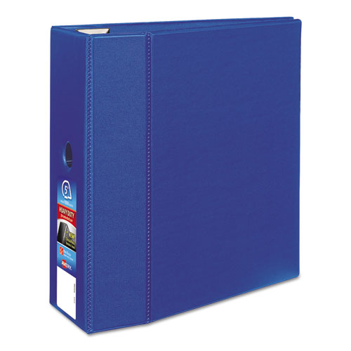 Avery® wholesale. Heavy-duty Non-view Binder With Durahinge, Locking One Touch Ezd Rings And Thumb Notch, 3 Rings, 5" Capacity, 11 X 8.5, Blue. HSD Wholesale: Janitorial Supplies, Breakroom Supplies, Office Supplies.