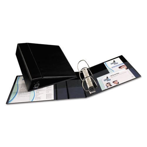 Avery® wholesale. Heavy-duty Non-view Binder With Durahinge And Locking One Touch Ezd Rings, 3 Rings, 4" Capacity, 11 X 8.5, Black. HSD Wholesale: Janitorial Supplies, Breakroom Supplies, Office Supplies.