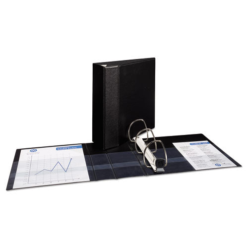 Avery® wholesale. Heavy-duty Non-view Binder With Durahinge And Locking One Touch Ezd Rings, 3 Rings, 4" Capacity, 11 X 8.5, Black. HSD Wholesale: Janitorial Supplies, Breakroom Supplies, Office Supplies.