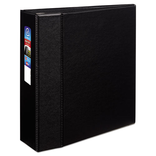 Avery® wholesale. Heavy-duty Non-view Binder With Durahinge And Locking One Touch Ezd Rings, 3 Rings, 4" Capacity, 11 X 8.5, Black. HSD Wholesale: Janitorial Supplies, Breakroom Supplies, Office Supplies.