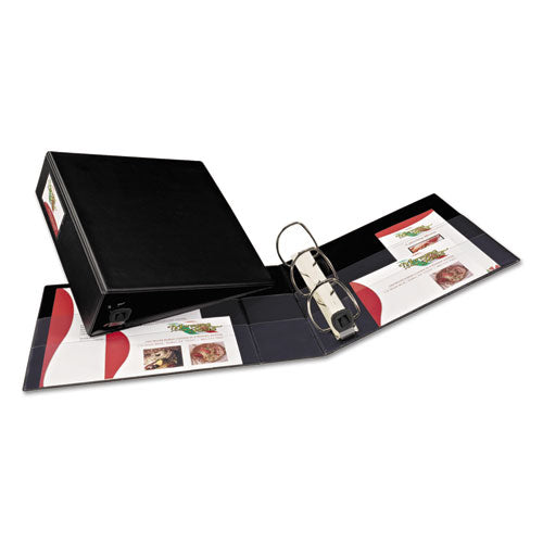 Avery® wholesale. Heavy-duty Non-view Binder With Durahinge, Three Locking One Touch Ezd Rings And Spine Label, 3" Capacity, 11 X 8.5, Black. HSD Wholesale: Janitorial Supplies, Breakroom Supplies, Office Supplies.