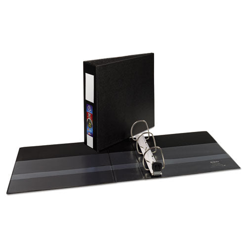 Avery® wholesale. Heavy-duty Non-view Binder With Durahinge, Three Locking One Touch Ezd Rings And Spine Label, 3" Capacity, 11 X 8.5, Black. HSD Wholesale: Janitorial Supplies, Breakroom Supplies, Office Supplies.