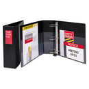 Avery® wholesale. Heavy-duty Non-view Binder With Durahinge, Three Locking One Touch Ezd Rings And Spine Label, 4" Capacity, 11 X 8.5, Black. HSD Wholesale: Janitorial Supplies, Breakroom Supplies, Office Supplies.