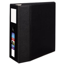 Load image into Gallery viewer, Avery® wholesale. Heavy-duty Non-view Binder, Durahinge, Three Locking One Touch Ezd Rings, Spine Label, Thumb Notch, 5&quot; Cap, 11 X 8.5, Black. HSD Wholesale: Janitorial Supplies, Breakroom Supplies, Office Supplies.