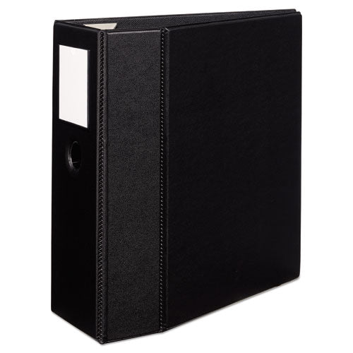 Avery® wholesale. Heavy-duty Non-view Binder, Durahinge, Three Locking One Touch Ezd Rings, Spine Label, Thumb Notch, 5" Cap, 11 X 8.5, Black. HSD Wholesale: Janitorial Supplies, Breakroom Supplies, Office Supplies.