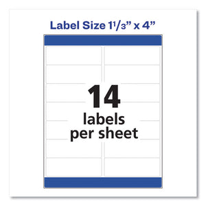 Avery® wholesale. AVERY Easy Peel White Address Labels W- Sure Feed Technology, Inkjet Printers, 1.33 X 4, White, 14-sheet, 25 Sheets-pack. HSD Wholesale: Janitorial Supplies, Breakroom Supplies, Office Supplies.