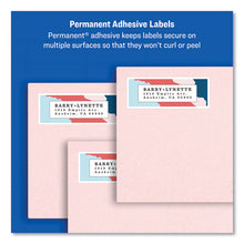 Load image into Gallery viewer, Avery® wholesale. AVERY Easy Peel White Address Labels W- Sure Feed Technology, Inkjet Printers, 1.33 X 4, White, 14-sheet, 25 Sheets-pack. HSD Wholesale: Janitorial Supplies, Breakroom Supplies, Office Supplies.