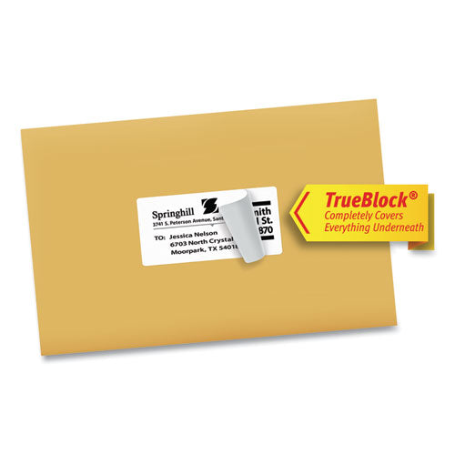 Avery® wholesale. AVERY Shipping Labels W- Trueblock Technology, Inkjet Printers, 2 X 4, White, 10-sheet, 25 Sheets-pack. HSD Wholesale: Janitorial Supplies, Breakroom Supplies, Office Supplies.