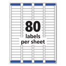 Avery® wholesale. AVERY Easy Peel White Address Labels W- Sure Feed Technology, Inkjet Printers, 0.5 X 1.75, White, 80-sheet, 25 Sheets-pack. HSD Wholesale: Janitorial Supplies, Breakroom Supplies, Office Supplies.