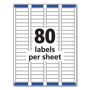 Avery® wholesale. AVERY Easy Peel White Address Labels W- Sure Feed Technology, Inkjet Printers, 0.5 X 1.75, White, 80-sheet, 25 Sheets-pack. HSD Wholesale: Janitorial Supplies, Breakroom Supplies, Office Supplies.