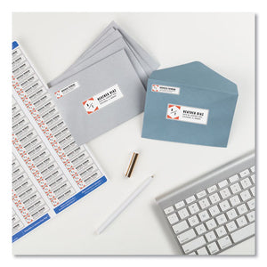 Avery® wholesale. AVERY Easy Peel White Address Labels W- Sure Feed Technology, Inkjet Printers, 0.5 X 1.75, White, 80-sheet, 25 Sheets-pack. HSD Wholesale: Janitorial Supplies, Breakroom Supplies, Office Supplies.
