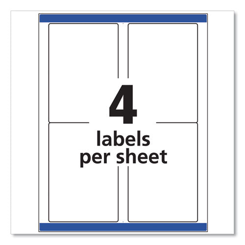 Avery® wholesale. AVERY Shipping Labels W- Trueblock Technology, Inkjet Printers, 3.5 X 5, White, 4-sheet, 25 Sheets-pack. HSD Wholesale: Janitorial Supplies, Breakroom Supplies, Office Supplies.