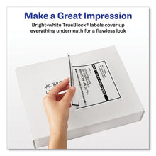 Load image into Gallery viewer, Avery® wholesale. AVERY Shipping Labels W- Trueblock Technology, Inkjet Printers, 3.5 X 5, White, 4-sheet, 25 Sheets-pack. HSD Wholesale: Janitorial Supplies, Breakroom Supplies, Office Supplies.