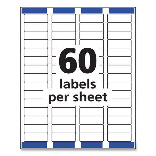 Avery® wholesale. AVERY Easy Peel White Address Labels W- Sure Feed Technology, Inkjet Printers, 0.66 X 1.75, White, 60-sheet, 25 Sheets-pack. HSD Wholesale: Janitorial Supplies, Breakroom Supplies, Office Supplies.