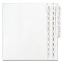 Avery® wholesale. AVERY Preprinted Legal Exhibit Side Tab Index Dividers, Allstate Style, 26-tab, Exhibit A To Exhibit Z, 11 X 8.5, White, 1 Set. HSD Wholesale: Janitorial Supplies, Breakroom Supplies, Office Supplies.