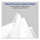 Avery® wholesale. AVERY Preprinted Legal Exhibit Side Tab Index Dividers, Allstate Style, 25-tab, Exhibit 1 To Exhibit 25, 11 X 8.5, White, 1 Set. HSD Wholesale: Janitorial Supplies, Breakroom Supplies, Office Supplies.