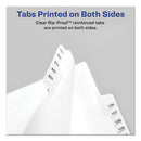 Avery® wholesale. AVERY Preprinted Legal Exhibit Side Tab Index Dividers, Allstate Style, 26-tab, V, 11 X 8.5, White, 25-pack. HSD Wholesale: Janitorial Supplies, Breakroom Supplies, Office Supplies.
