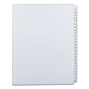 Avery® wholesale. AVERY Preprinted Legal Exhibit Side Tab Index Dividers, Allstate Style, 25-tab, 151 To 175, 11 X 8.5, White, 1 Set. HSD Wholesale: Janitorial Supplies, Breakroom Supplies, Office Supplies.