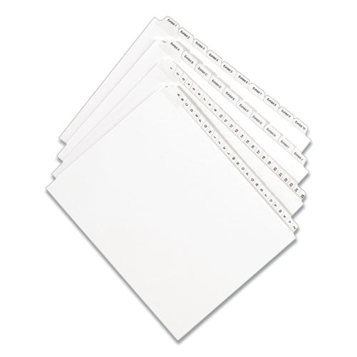 Avery® wholesale. AVERY Preprinted Legal Exhibit Side Tab Index Dividers, Allstate Style, 10-tab, 2, 11 X 8.5, White, 25-pack. HSD Wholesale: Janitorial Supplies, Breakroom Supplies, Office Supplies.