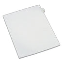 Avery® wholesale. AVERY Preprinted Legal Exhibit Side Tab Index Dividers, Allstate Style, 10-tab, 4, 11 X 8.5, White, 25-pack. HSD Wholesale: Janitorial Supplies, Breakroom Supplies, Office Supplies.