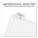 Avery® wholesale. AVERY Preprinted Legal Exhibit Side Tab Index Dividers, Allstate Style, 10-tab, 4, 11 X 8.5, White, 25-pack. HSD Wholesale: Janitorial Supplies, Breakroom Supplies, Office Supplies.