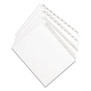 Avery® wholesale. AVERY Preprinted Legal Exhibit Side Tab Index Dividers, Allstate Style, 10-tab, 5, 11 X 8.5, White, 25-pack. HSD Wholesale: Janitorial Supplies, Breakroom Supplies, Office Supplies.