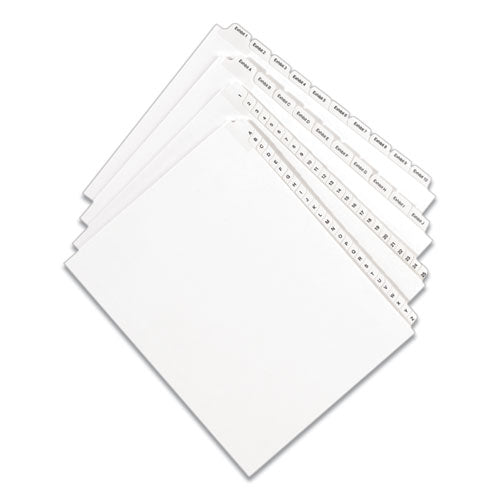Avery® wholesale. AVERY Preprinted Legal Exhibit Side Tab Index Dividers, Allstate Style, 10-tab, 24, 11 X 8.5, White, 25-pack. HSD Wholesale: Janitorial Supplies, Breakroom Supplies, Office Supplies.