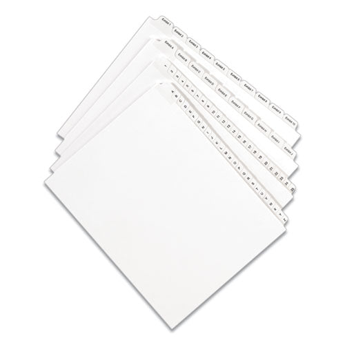 Avery® wholesale. AVERY Preprinted Legal Exhibit Side Tab Index Dividers, Allstate Style, 10-tab, I To X, 11 X 8.5, White, 1 Set. HSD Wholesale: Janitorial Supplies, Breakroom Supplies, Office Supplies.