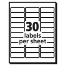 Avery® wholesale. AVERY Vibrant Inkjet Color-print Labels W- Sure Feed, 1 X 2 5-8, Matte White, 600-pk. HSD Wholesale: Janitorial Supplies, Breakroom Supplies, Office Supplies.