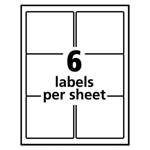 Avery® wholesale. AVERY Vibrant Inkjet Color-print Labels W- Sure Feed, 3 1-3 X 4, Matte White, 120-pk. HSD Wholesale: Janitorial Supplies, Breakroom Supplies, Office Supplies.