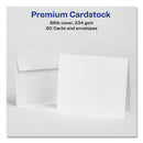 Avery® wholesale. AVERY Note Cards For Inkjet Printers, 4 1-4 X 5 1-2, Matte White, 60-pack W-envelopes. HSD Wholesale: Janitorial Supplies, Breakroom Supplies, Office Supplies.