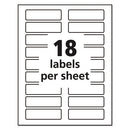 Avery® wholesale. AVERY Removable File Folder Labels With Sure Feed Technology, 0.94 X 3.44, White, 18-sheet, 25 Sheets-pack. HSD Wholesale: Janitorial Supplies, Breakroom Supplies, Office Supplies.