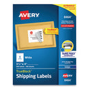 Avery® wholesale. AVERY Shipping Labels W- Trueblock Technology, Inkjet Printers, 3.33 X 4, White, 6-sheet, 100 Sheets-box. HSD Wholesale: Janitorial Supplies, Breakroom Supplies, Office Supplies.