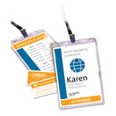 Avery® wholesale. AVERY Lanyard-style Badge Holder W-laser-inkjet Inserts, Top Load, 4.25 X 6, We, 25-pk. HSD Wholesale: Janitorial Supplies, Breakroom Supplies, Office Supplies.
