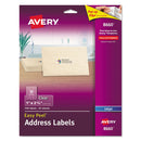Avery® wholesale. AVERY Matte Clear Easy Peel Mailing Labels W- Sure Feed Technology, Inkjet Printers, 1 X 2.63, Clear, 30-sheet, 25 Sheets-pack. HSD Wholesale: Janitorial Supplies, Breakroom Supplies, Office Supplies.