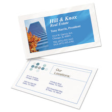 Load image into Gallery viewer, Avery® wholesale. AVERY Clean Edge Business Cards, Inkjet, 2 X 3 1-2, Glossy White, 200-pack. HSD Wholesale: Janitorial Supplies, Breakroom Supplies, Office Supplies.