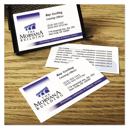 Avery® wholesale. True Print Clean Edge Business Cards, Inkjet, 2 X 3 1-2, White, 200-pack. HSD Wholesale: Janitorial Supplies, Breakroom Supplies, Office Supplies.