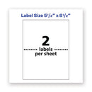 Avery® wholesale. AVERY Waterproof Shipping Labels With Trueblock Technology, Laser Printers, 5.5 X 8.5, White, 2-sheet, 500 Sheets-box. HSD Wholesale: Janitorial Supplies, Breakroom Supplies, Office Supplies.