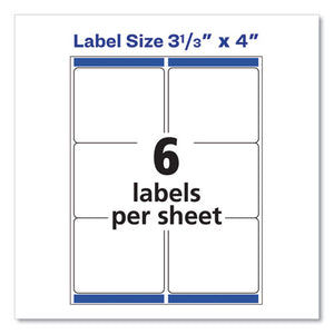 Avery® wholesale. AVERY Shipping Labels W- Trueblock Technology, Inkjet-laser Printers, 3.33 X 4, White, 6-sheet, 500 Sheets-box. HSD Wholesale: Janitorial Supplies, Breakroom Supplies, Office Supplies.