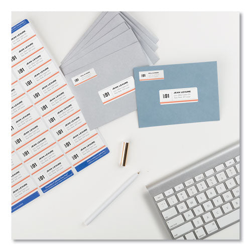 Avery® wholesale. AVERY Easy Peel White Address Labels W- Sure Feed Technology, Laser Printers, 1 X 2.63, White, 30-sheet, 500 Sheets-box. HSD Wholesale: Janitorial Supplies, Breakroom Supplies, Office Supplies.