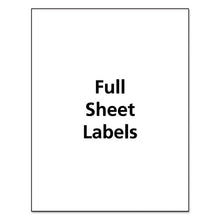 Load image into Gallery viewer, Avery® wholesale. AVERY White Shipping Labels-bulk Packs, Inkjet-laser Printers, 8.5 X 11, White, 250-box. HSD Wholesale: Janitorial Supplies, Breakroom Supplies, Office Supplies.