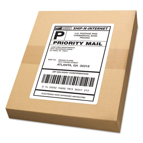 Avery® wholesale. AVERY White Shipping Labels-bulk Packs, Inkjet-laser Printers, 5.5 X 8.5, White, 2-sheet, 250 Sheets-box. HSD Wholesale: Janitorial Supplies, Breakroom Supplies, Office Supplies.